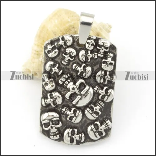dog tag stainless steel jewelry p001437