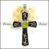 good selling 316L Steel Cross Pendant for Wholesale Only -p001071
