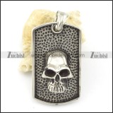 dog tag stainless steel jewelry p001428