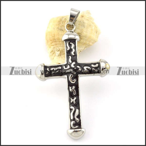 oxidation-resisting steel beauteous Cross Pendants -p000923