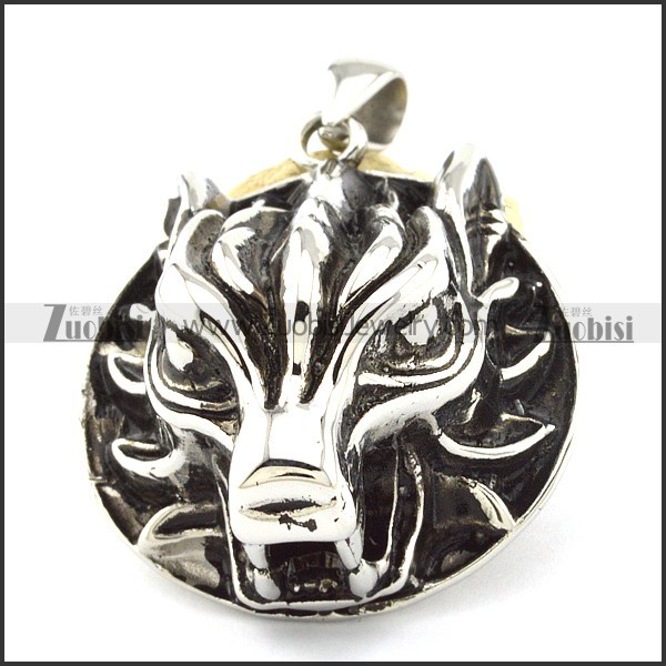 great 316L Stainless Steel Pendant with Affordable Wholesale Price -p001019