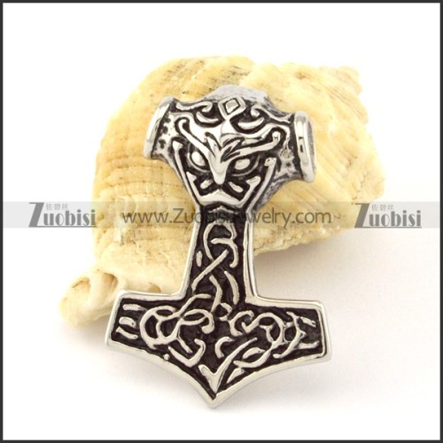 Stainless Steel Hammer of Thor Pendant -p000847