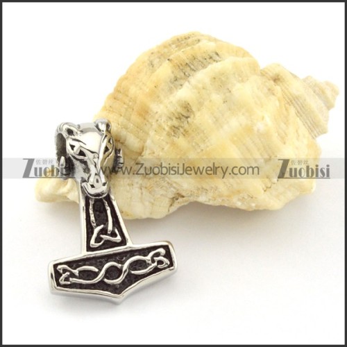 Stainless Steel Hammer of Thor Pendant -p000843