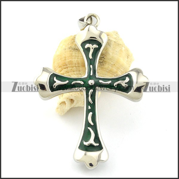 pretty oxidation-resisting steel Cross Pendant for Wholesale Only -p001069