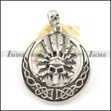 316l stainless steel casting pendant p001400
