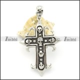 stainless steel cross pendants p001410