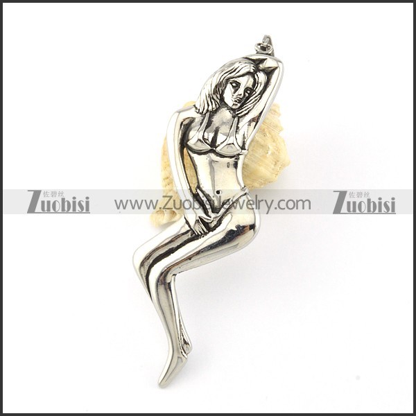 Beautiful Stainless Steel belle Pendant -p000842