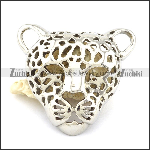 Hollow Leopard Head Pendant -p001102