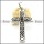 Exquisite Oxidation-resisting Steel cross pendants -p001142