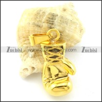Gold Plating Boxing Glove Pendant -p001079