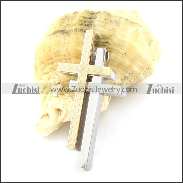 Cutting Cross Pendant for Couples -p001129