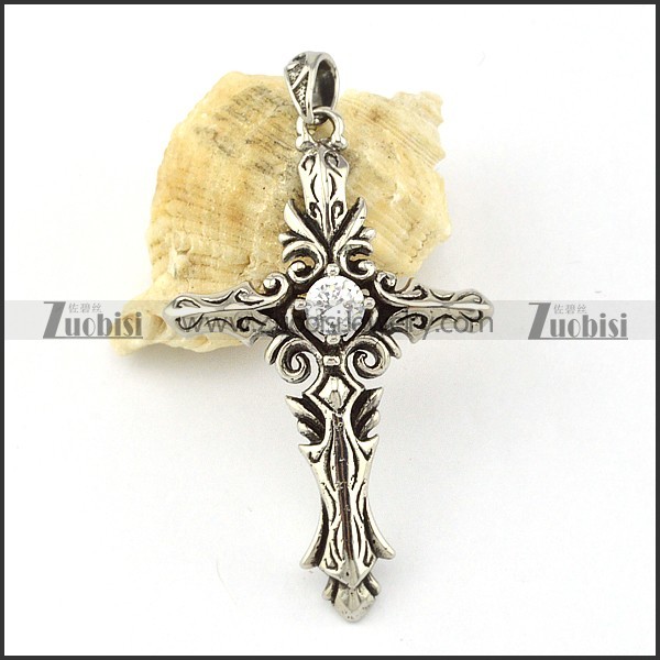 Stainless Steel Cross Pendant -p000817