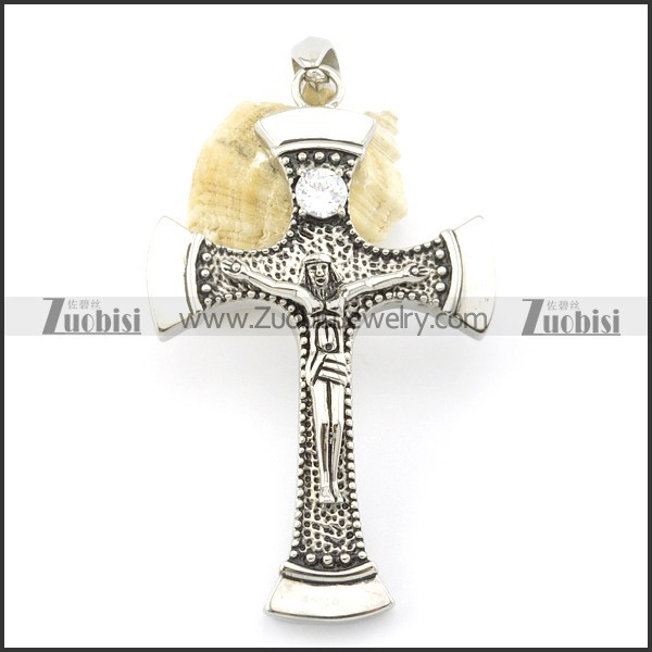 stainless steel cross pendants p001412