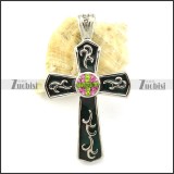 good quality oxidation-resisting steel Cross Pendant for Wholesale Only -p001072