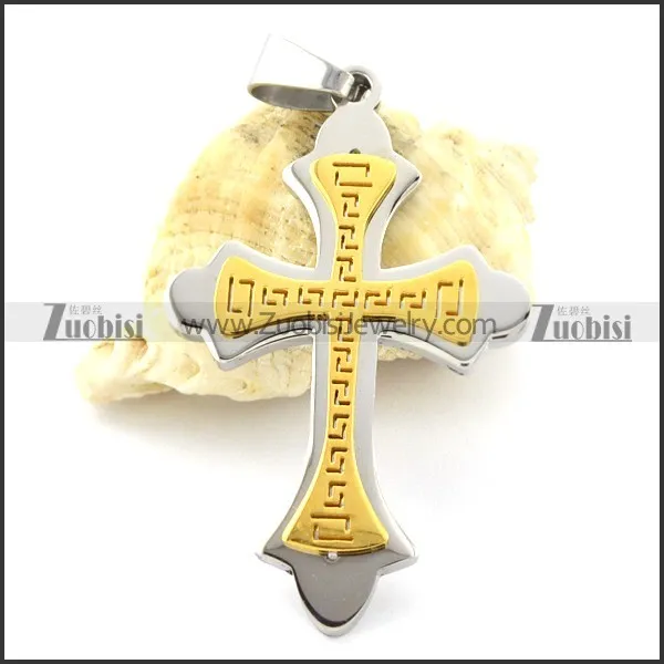 316L Steel great Cross Pendants -p000916