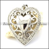 Hot Selling Rhinestone Heart Pendant -p001105