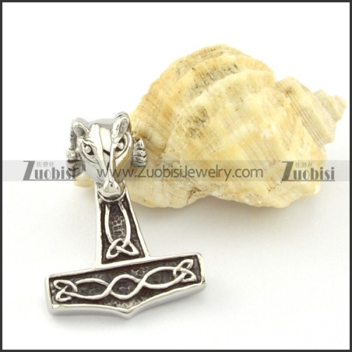 Stainless Steel Hammer of Thor Pendant -p000844