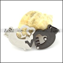 attractive Steel Heart Couples Pendants -p000943
