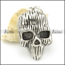 stainless steel skull pendant p001464