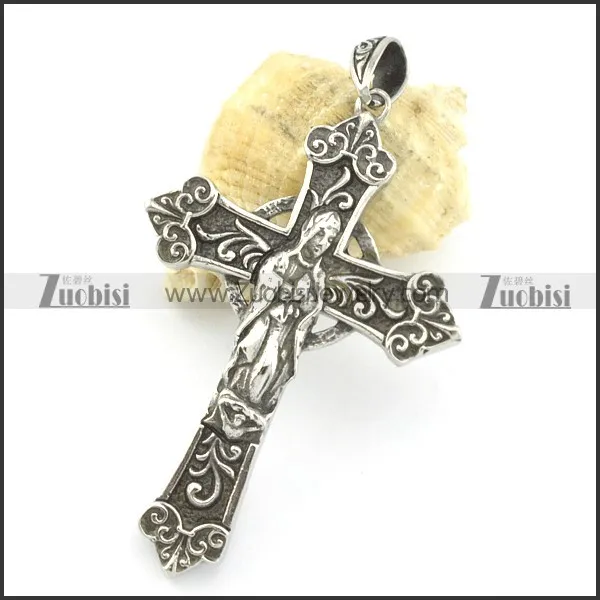 the Virgin Mary cross pendant p001598