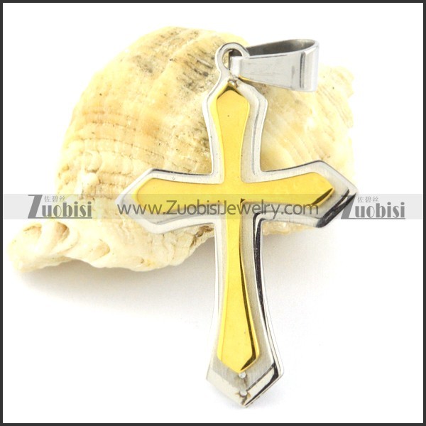 316L economic Cross Pendants -p000914