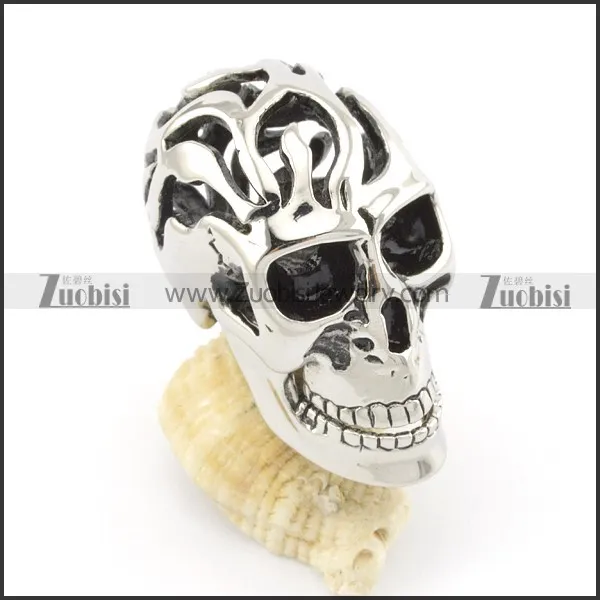 stainless steel skull pendants p001396