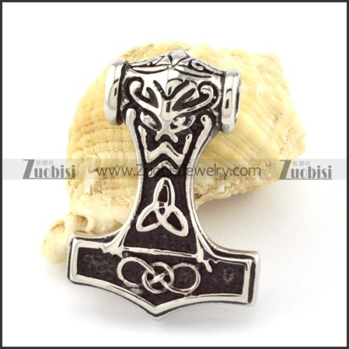 Stainless Steel Hammer of Thor Pendant -p000848