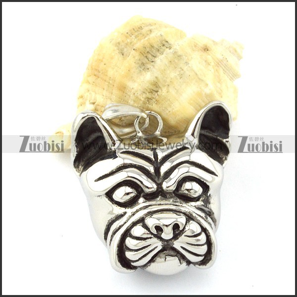 Wholesale Stainless The dog Steel Pendant -p000909