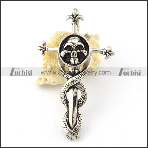 316L Steel nice-looking Cross Pendants -p000928