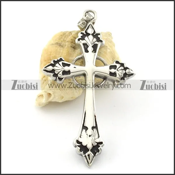 Beautiful 316L Stainless Steel cross pendants -p001141