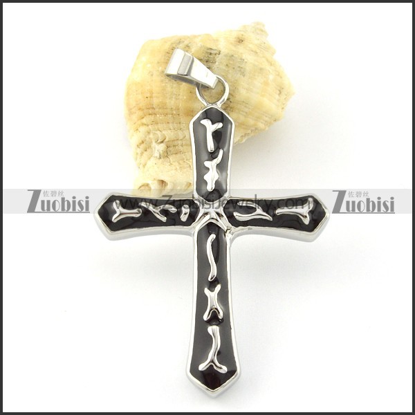 Steel enjoyable Cross Pendants -p000922