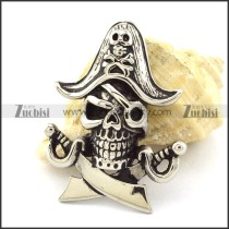 Casting Pirate Pendant with 2 Swords -p001132