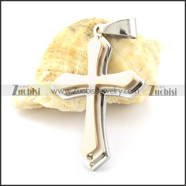 noncorrosive steel pretty Cross Pendants -p000915