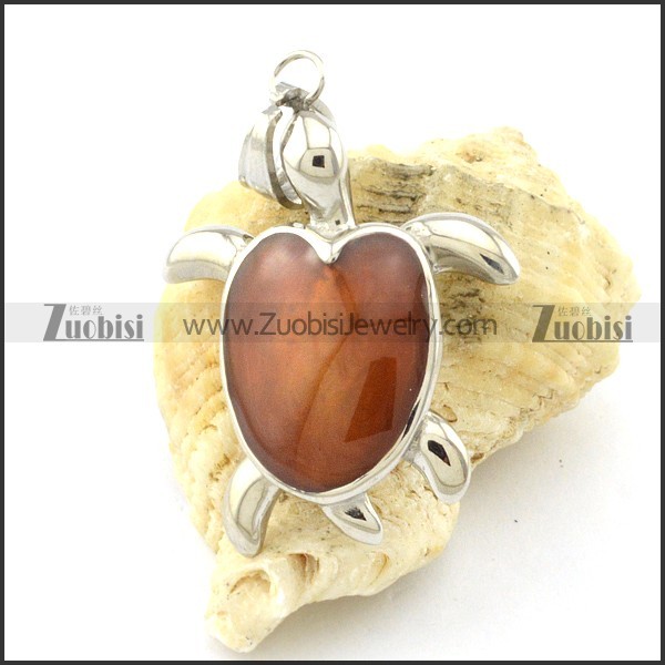 Brown Tortoise Pendant -p001172