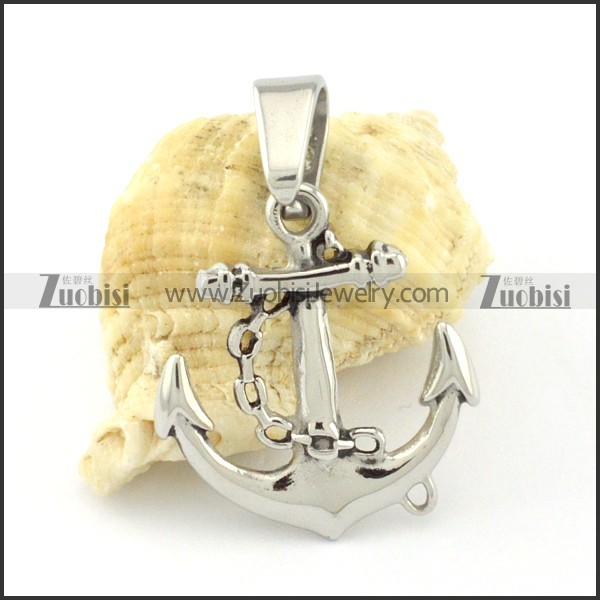 Stainless Steel Anchor Pendant -p000866
