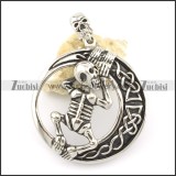 316l stainless steel casting pendant p001401