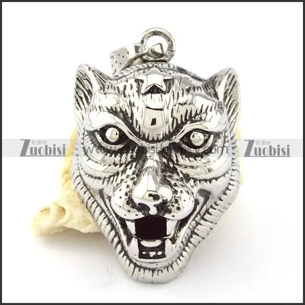 Stainless Steel Leopard Pendant -p000881