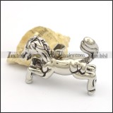 lively casting horse pendant with big tail p001718