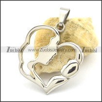 loving mother and baby pendant p002053