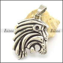 Cool Lion Head Pendant with Bail p002165