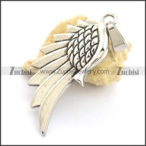 Stainless Steel Wing Pendant p002157