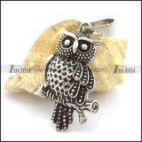 Vintage Owl Pendant p002221