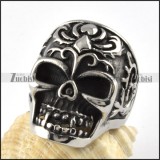 Stainless Steel Skull Ring - r000073