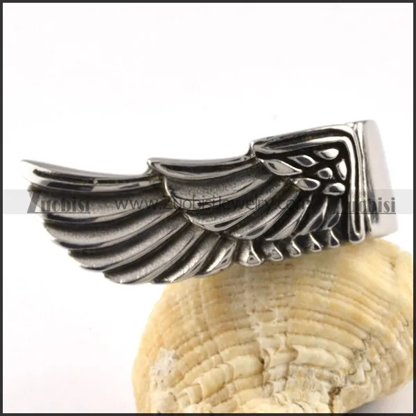Angel Wing in Stainless Steel - r000092