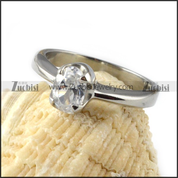 Stainless Steel Wedding Ring for Lady - r000054