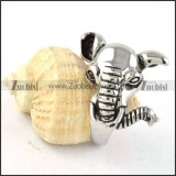 Thailand Elephant Ring in Stainless Steel - r000293