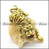Vintage Gold Plating Casting Tiger Pendant p002512