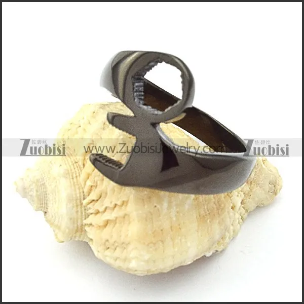 black stainless steel spanner wrench around ring -r000360