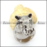 Stainless Steel The horse Ring - r000341