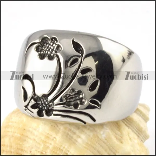 Stainless Steel Mum Ring - r000072